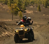 Off-road adventure among volcanic landscapes